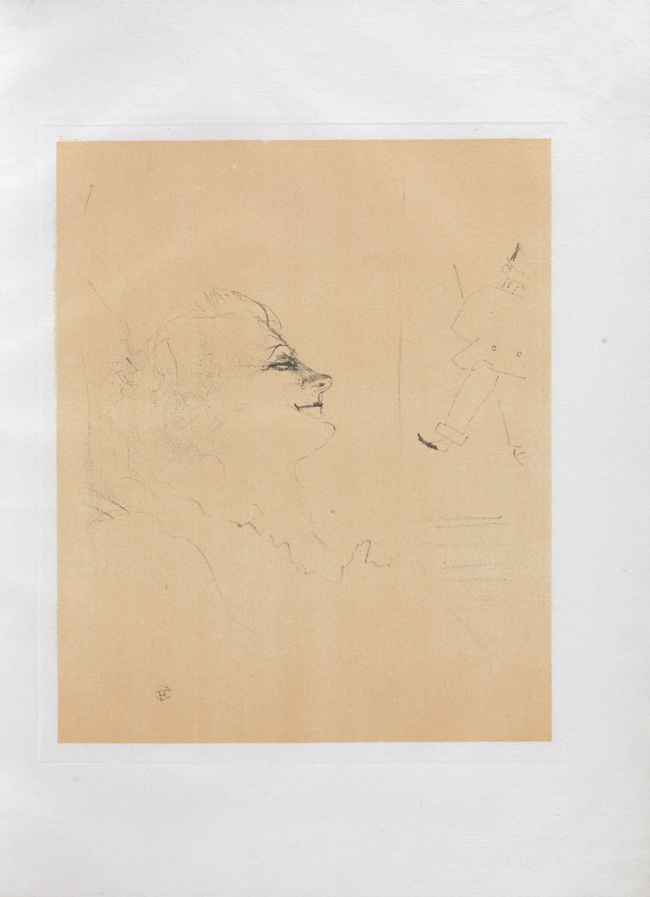Yvette Guilbert-İngilizce Serisi: Pessima by Henri de Toulouse Lautrec