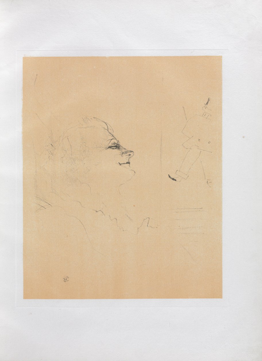 Yvette Guilbert-İngilizce Serisi: Pessima, 1898. by Henri de Toulouse-Lautrec