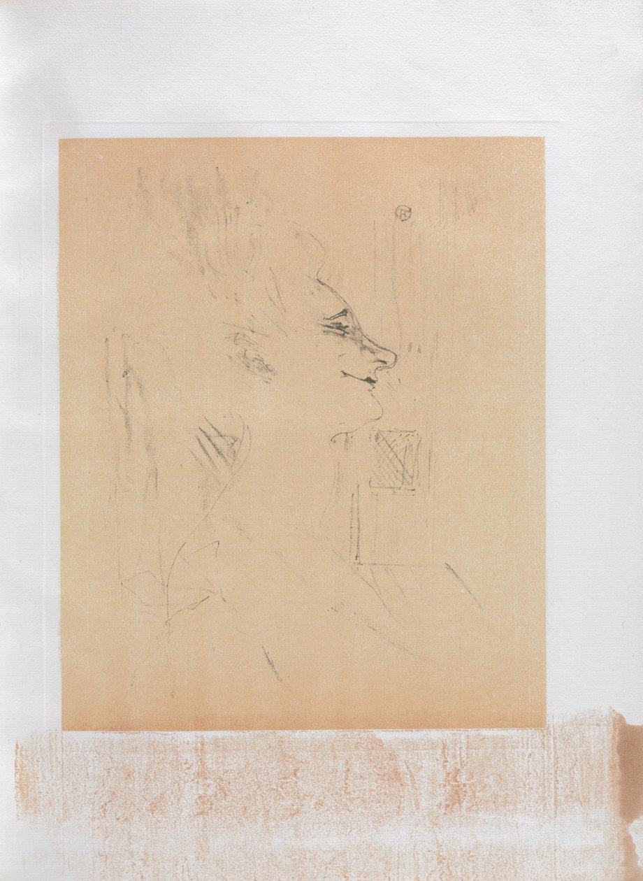 Yvette Guilbert-İngilizce Serisi: Soularde by Henri de Toulouse Lautrec