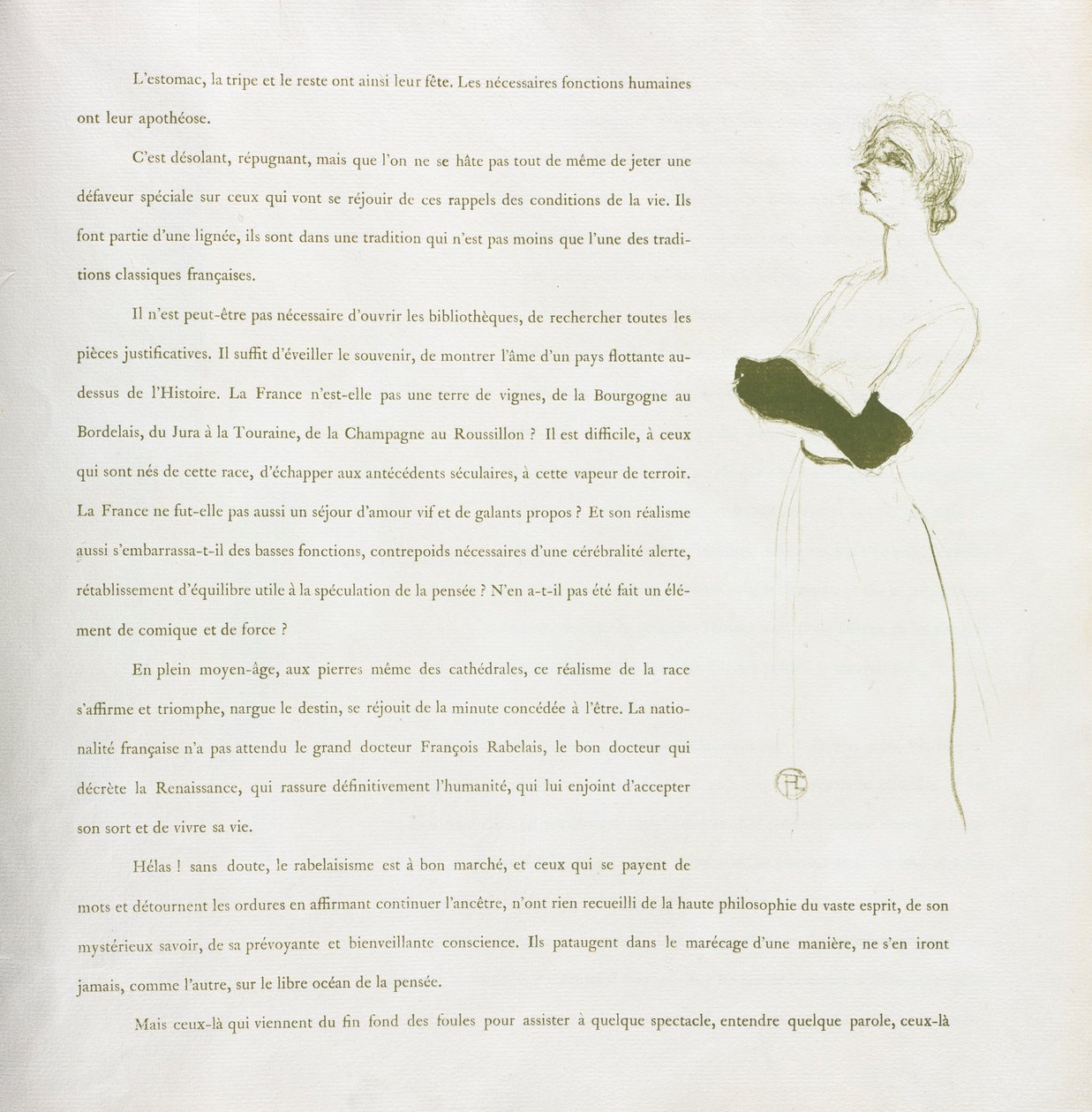 Yvette Guilbert-Fransız Serisi: No. 10, 1894. by Henri de Toulouse Lautrec