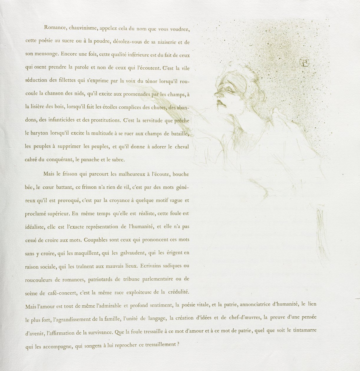 Yvette Guilbert-Fransız Serisi: No. 12 by Henri de Toulouse Lautrec