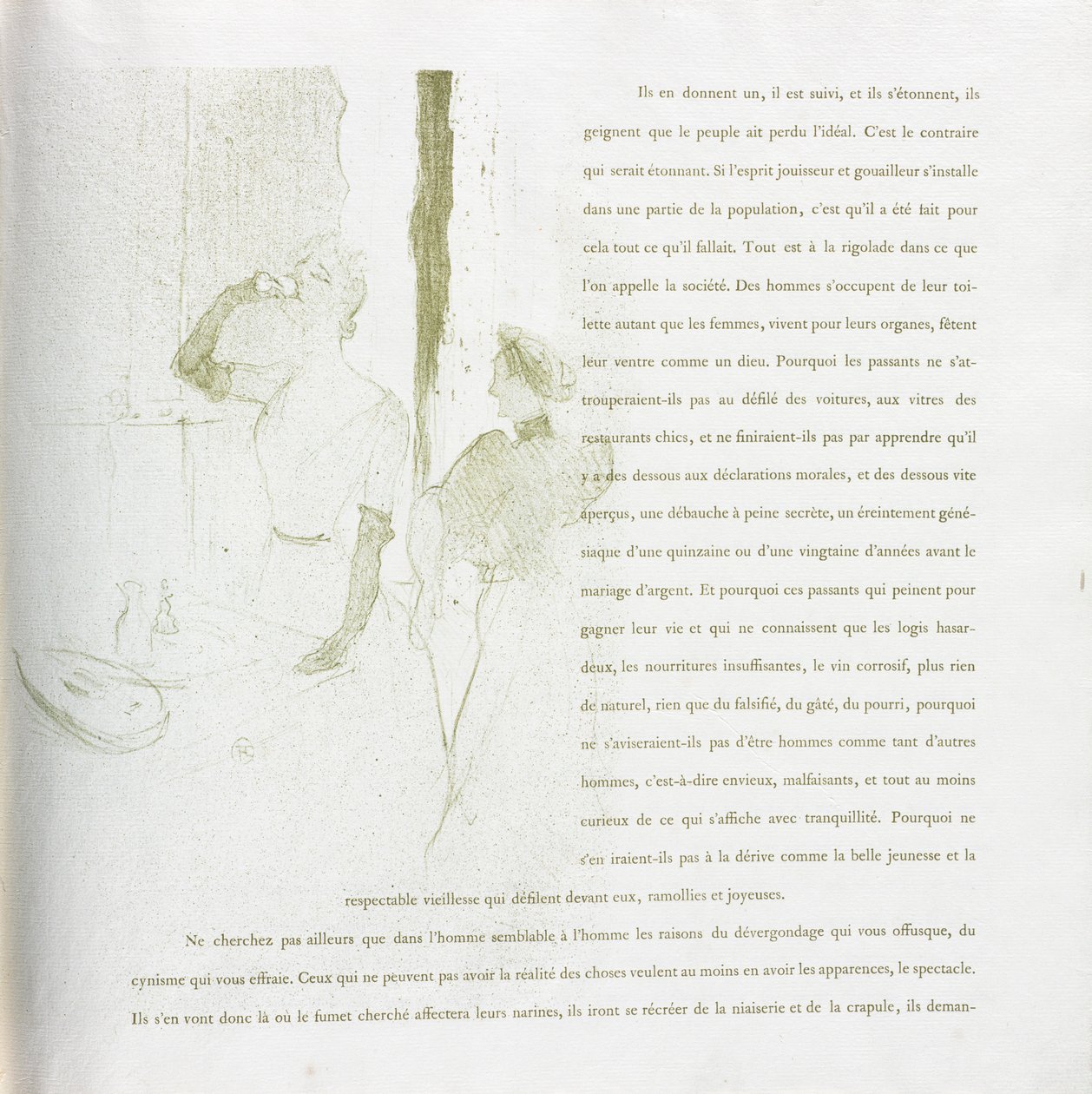 Yvette Guilbert-Fransız Serisi: No. 14, 1894. by Henri de Toulouse Lautrec