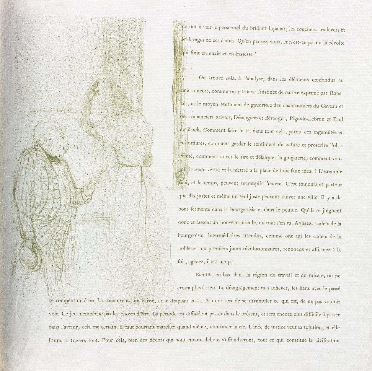 Yvette Guilbert-Fransız Serisi: No. 15 by Henri de Toulouse Lautrec