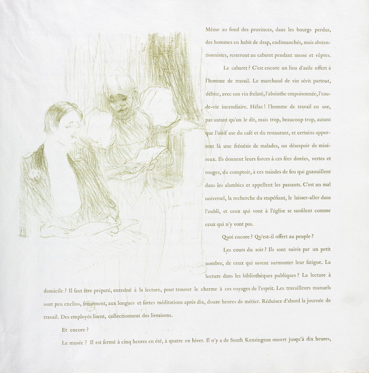Yvette Guilbert-Fransız Serisi: No. 8, 1894. by Henri de Toulouse Lautrec