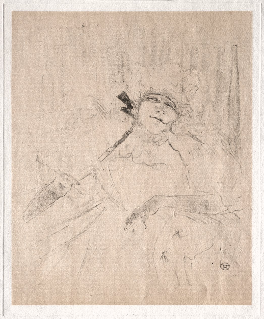 Yvette Guilbert: Eski Şarkı by Henri de Toulouse Lautrec