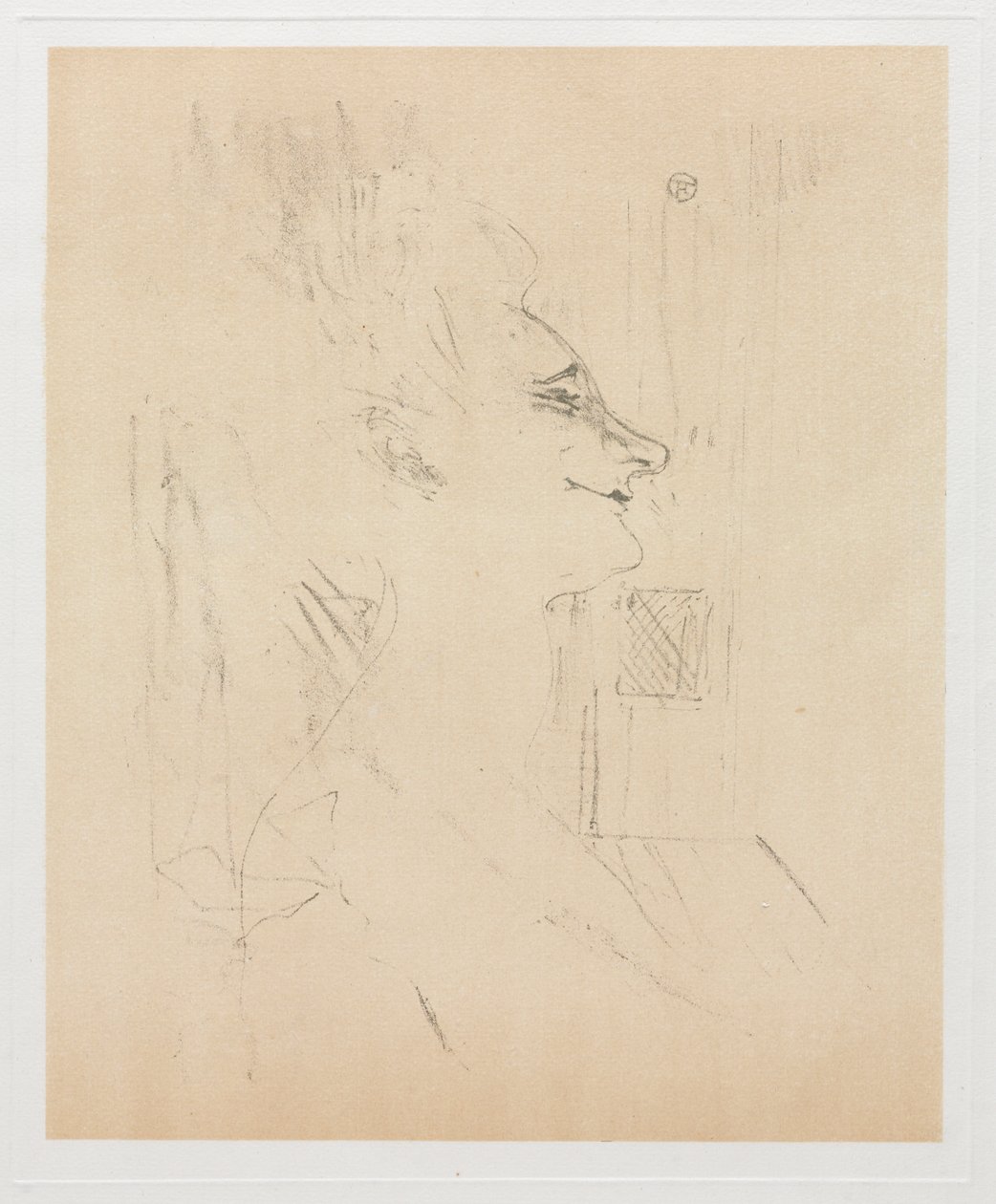 Yvette Guilbert Sarhoş by Henri de Toulouse Lautrec