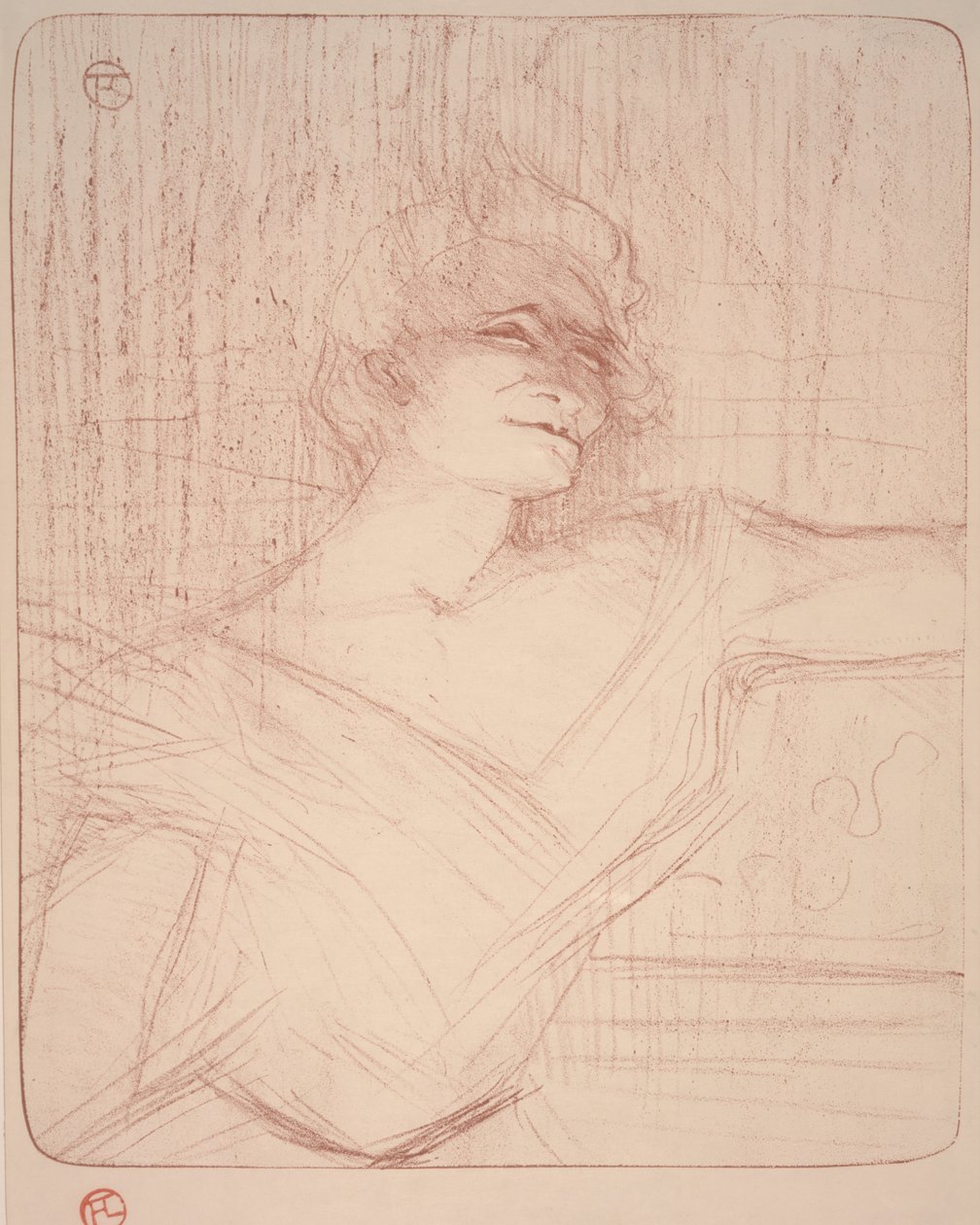 Yvette Guilbert, La Glu by Henri de Toulouse Lautrec