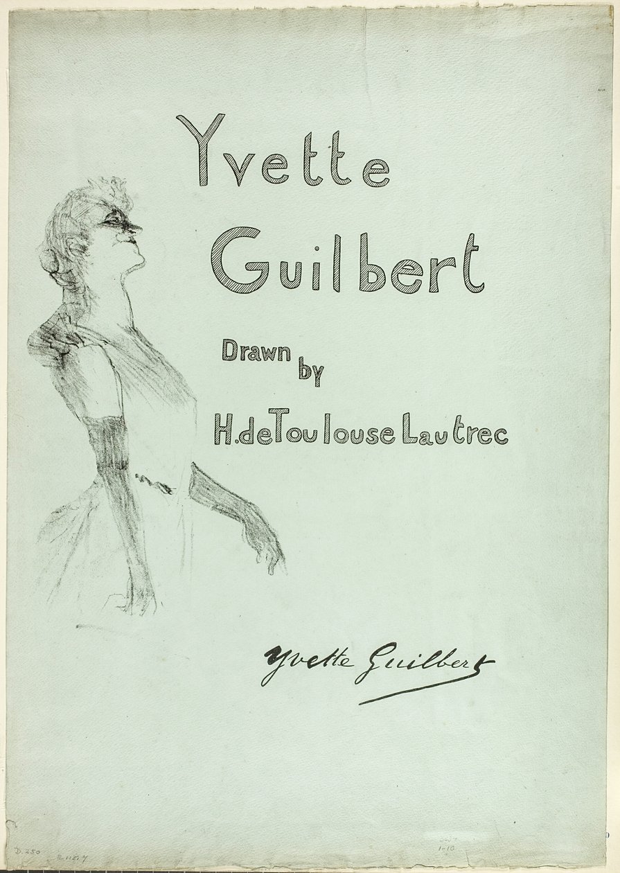 Yvette Guilbert Sahnede, Yvette Guilbert