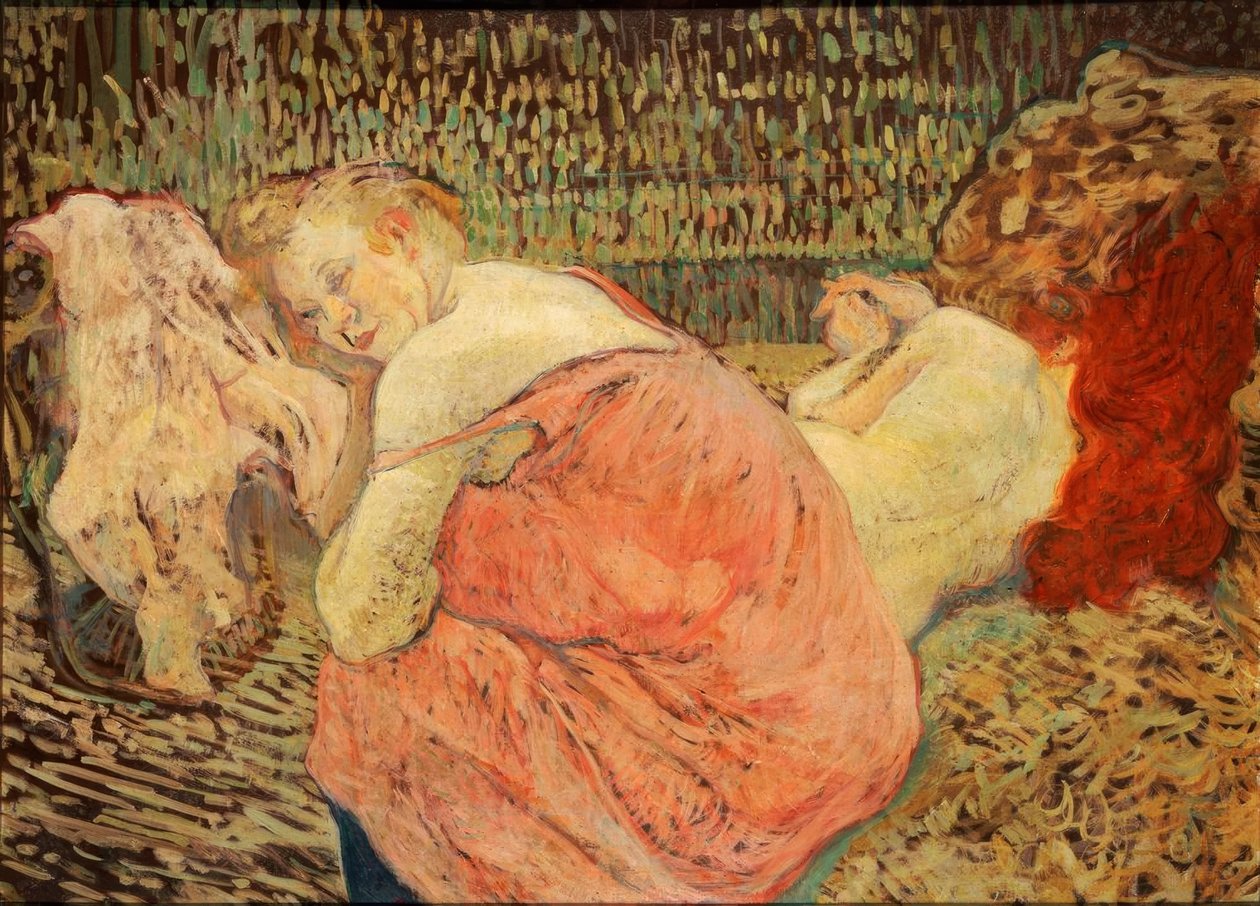 İki arkadaş by Henri de Toulouse Lautrec