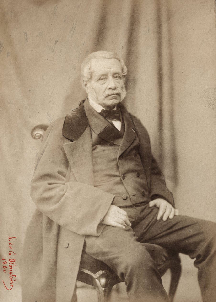 Sis, fotoğraf Henri de la Blanchere (1821-1880), 39 boulevard des Capucines Paris, 1839 (s/b fotoğraf) by Henri de la Blanchere