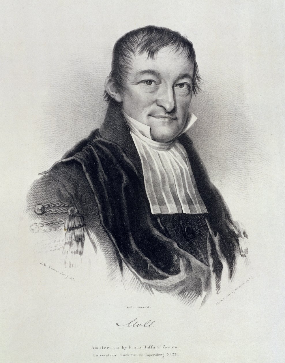 Gerard Moll (1785-1838) by Henricus Johannes Couwenberg