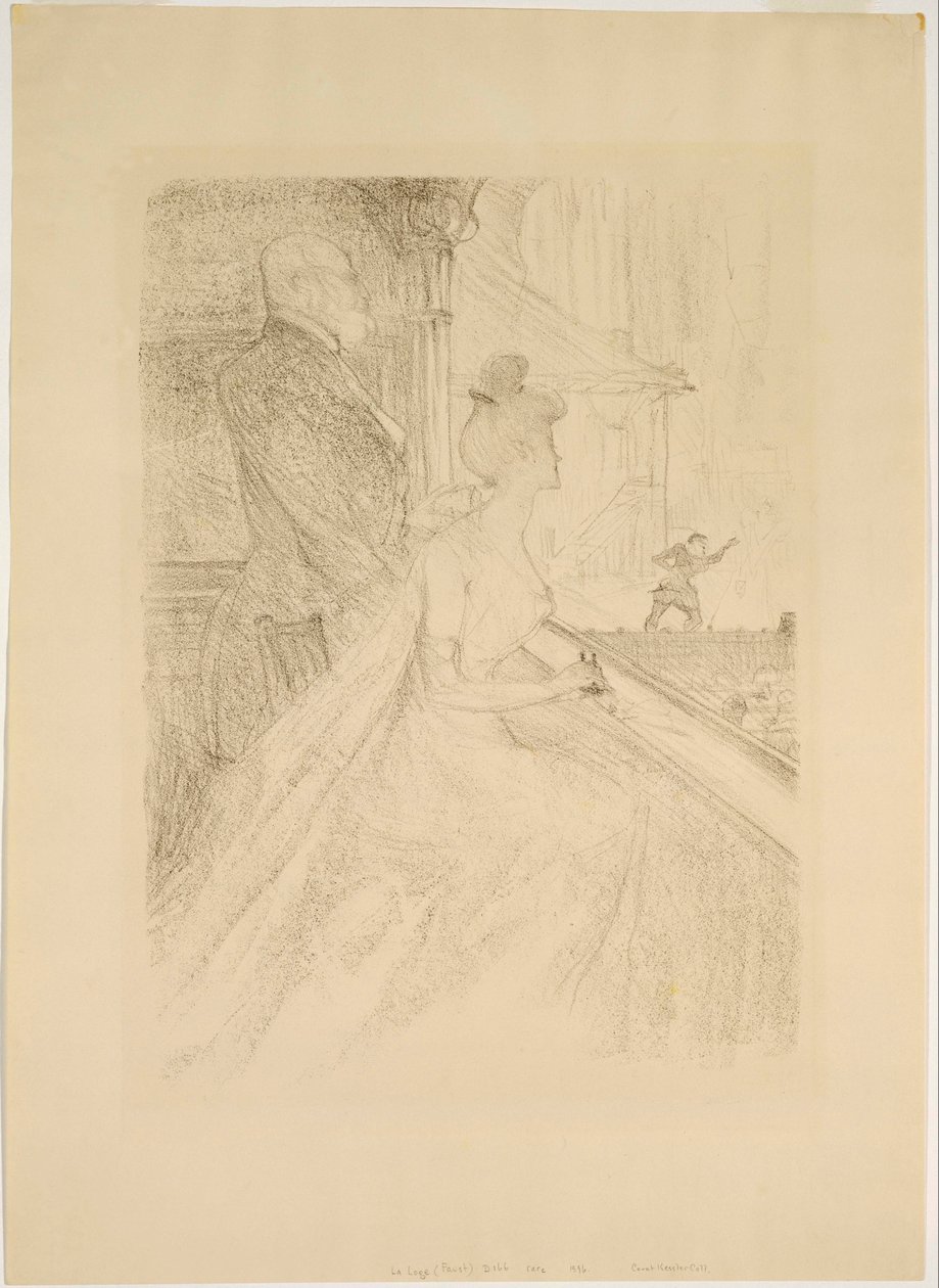 La Loge - Bir Faust Performansı by Henri de Toulouse Lautrec