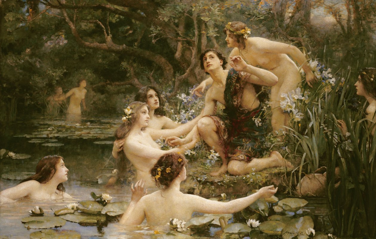 Hylas ve Su Perileri by Henrietta Rae