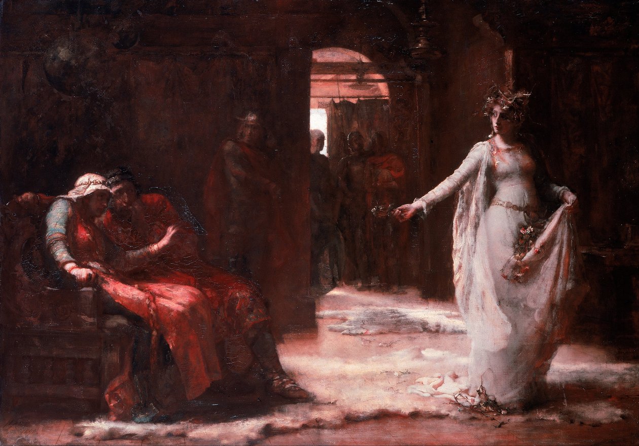 Ofelia, 1890 by Henrietta Rae