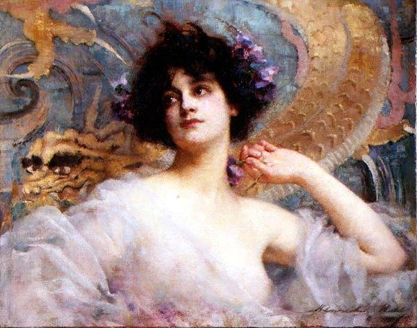 Genç Bir Güzelin Portresi, c.1904 by Henrietta Rae