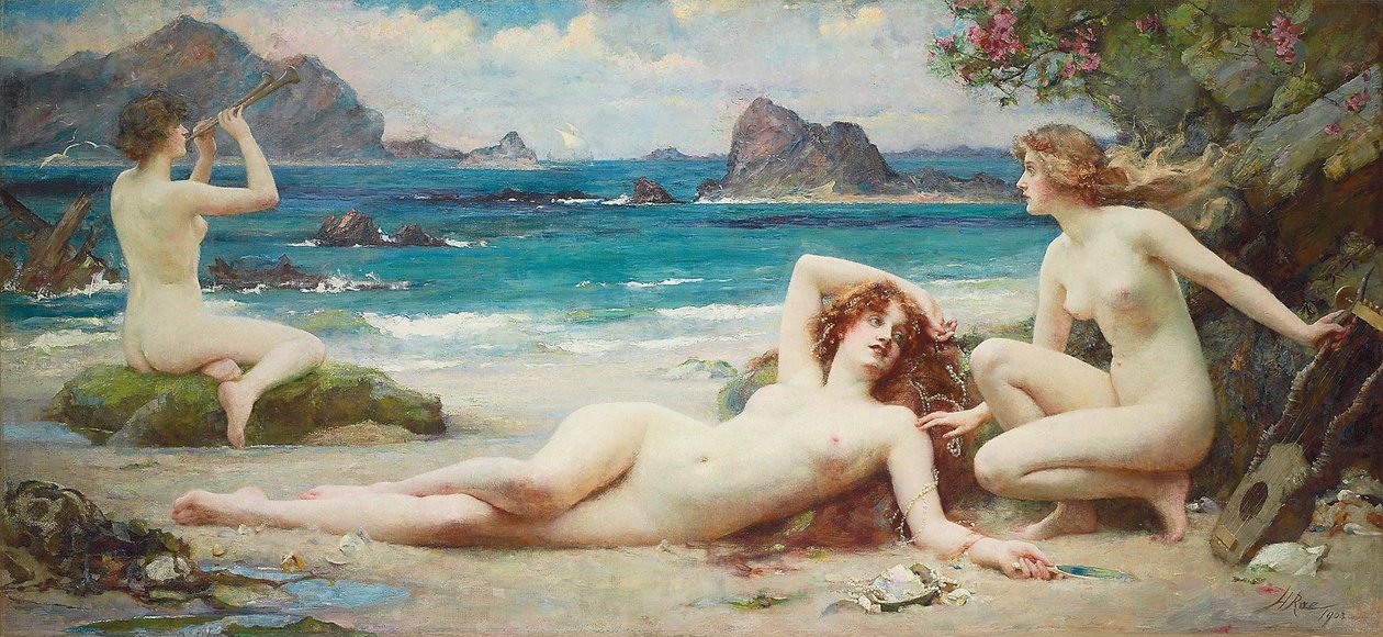 Sirenler, 1903 by Henrietta Rae