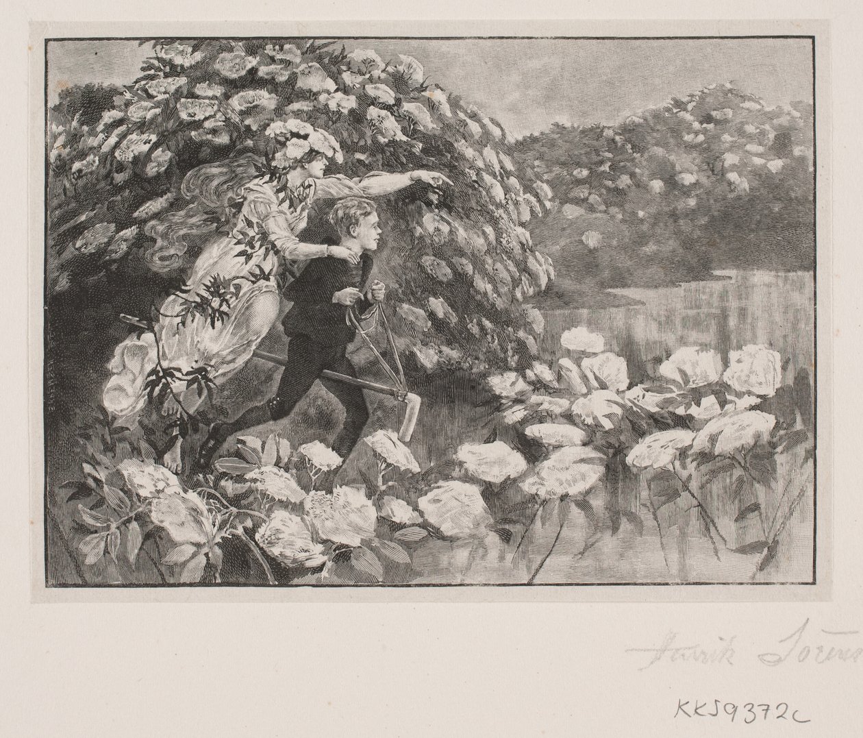 H.C. Andersen için İllüstrasyon: "Raf Ana" by Henrik Arnold Hamilkar Sørensen