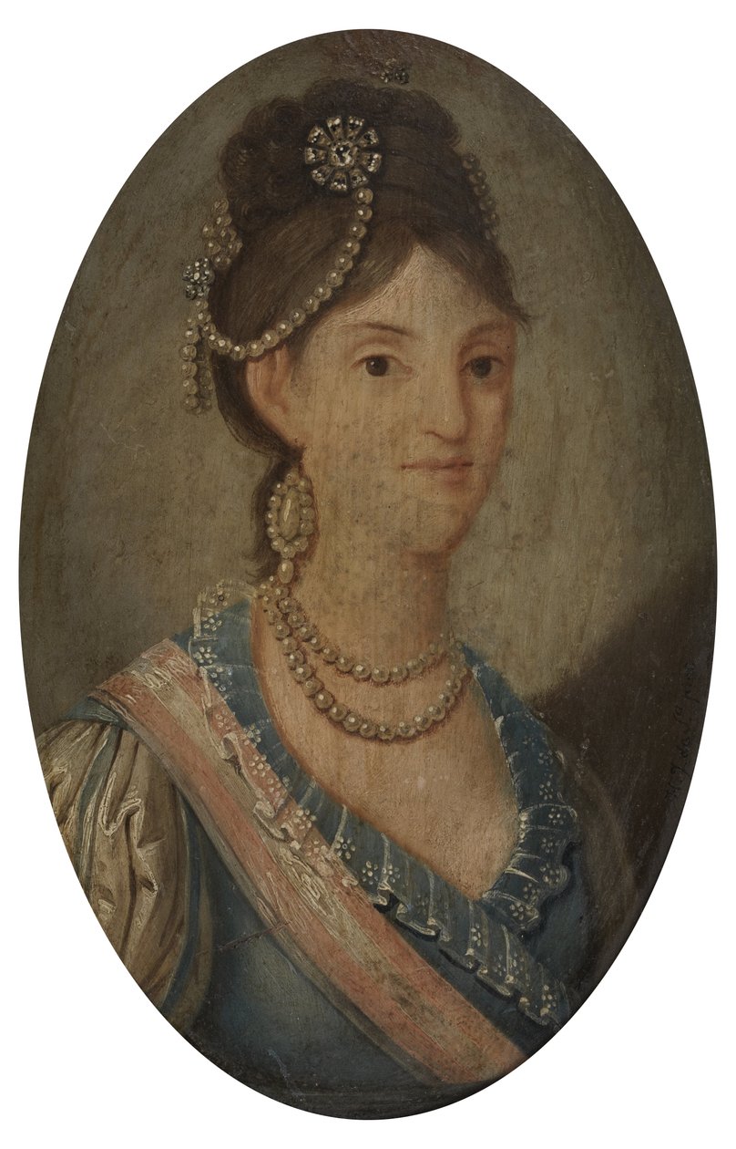 Carlota Joaquina, Portekiz ve Brezilya Birleşik Krallığı ve Algarves Kraliçesi by Henrique Jose da Silva