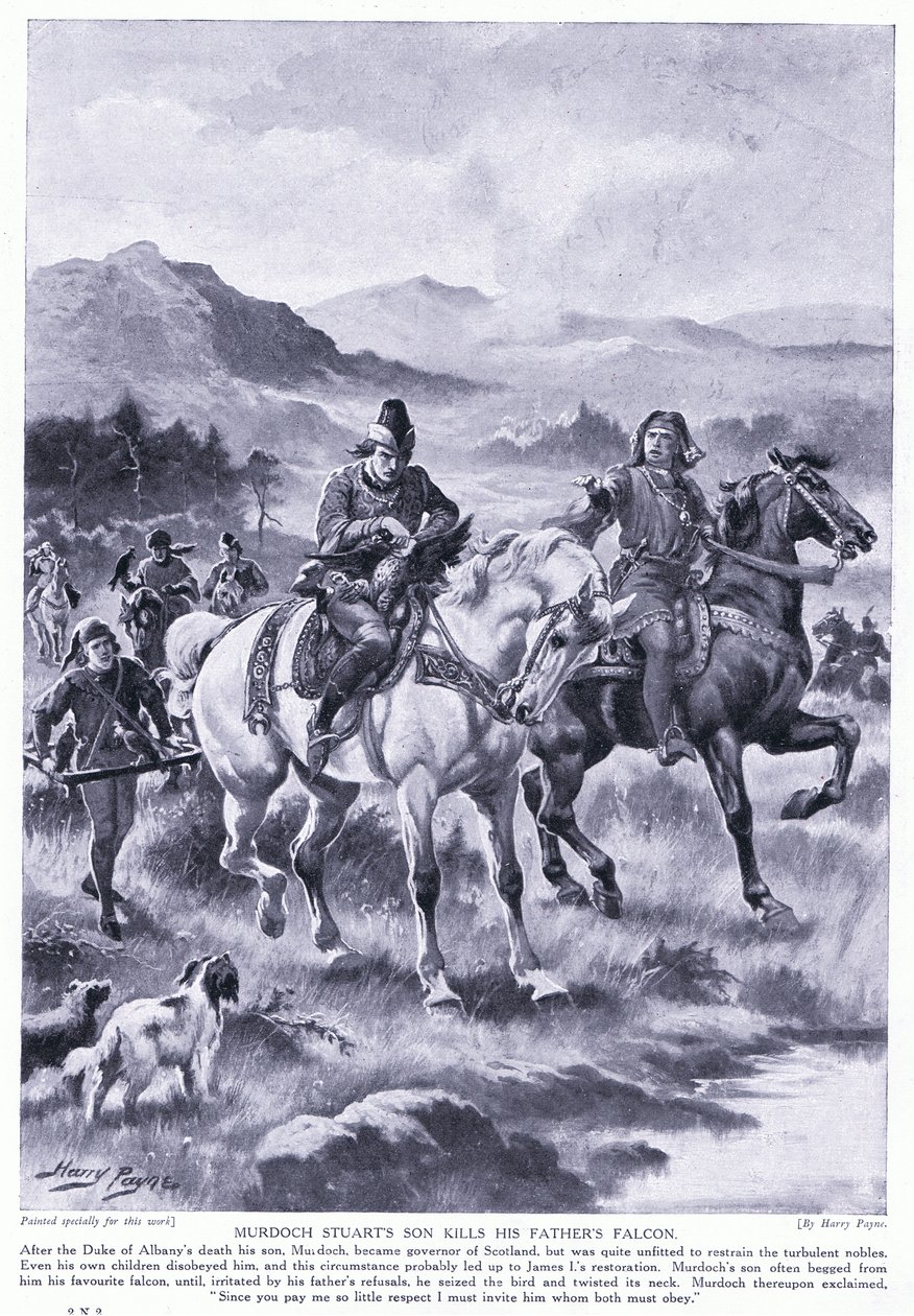 Murdoch Stuarts son kills his fathers falcon, 1920