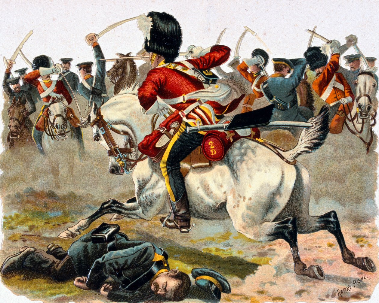 Çavuş Ramage, Scots Greys, Trooper Macpherson