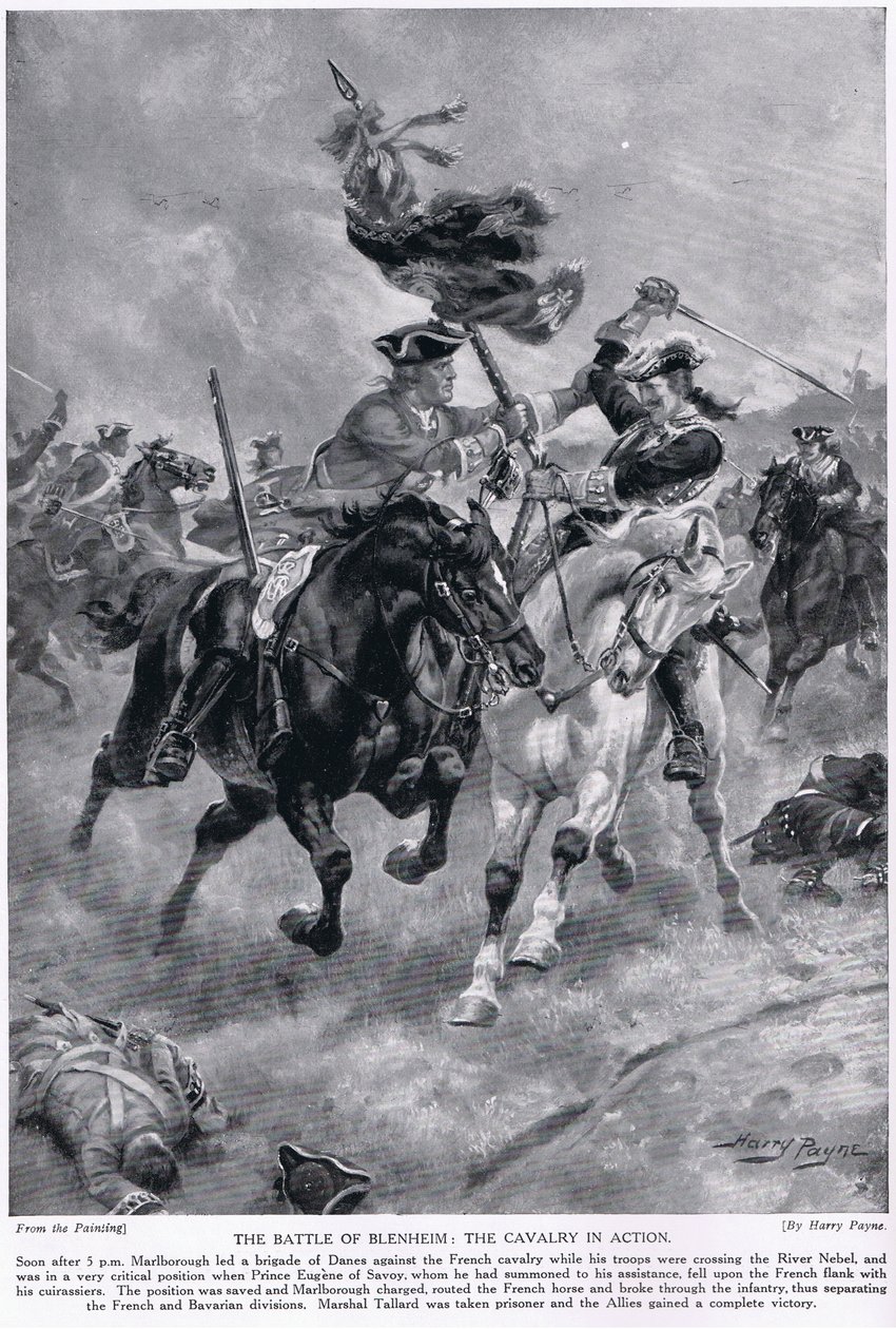 Blenheim Savaşı, c.1910 by Henry A. Payne