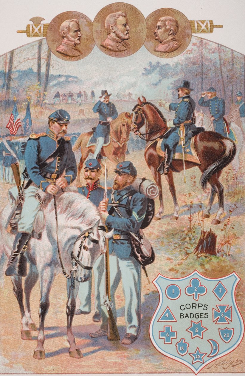 Amerikan İç Savaşı sırasında (1861-65) Federal Üniformalar by Henry Alexander Ogden