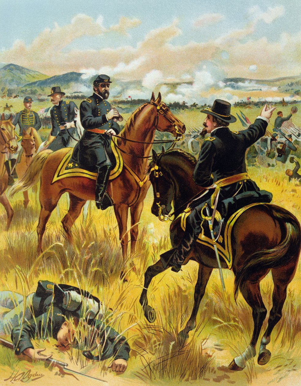 Tümgeneral George Meade, 2 Temmuz 1863, 1900