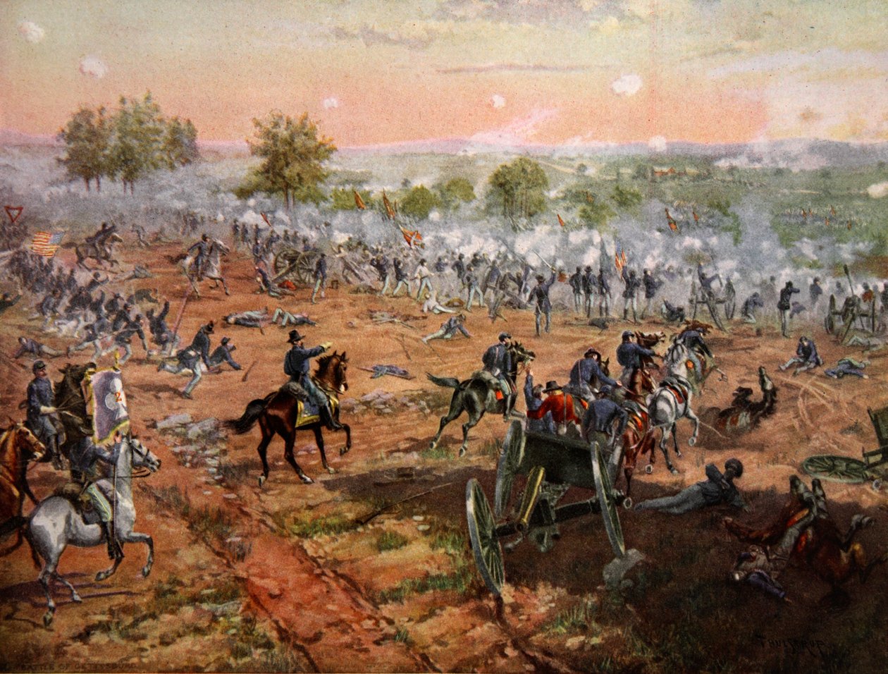 Gettysburg Savaşı, 1-3 Temmuz 1863 by Henry Alexander Ogden