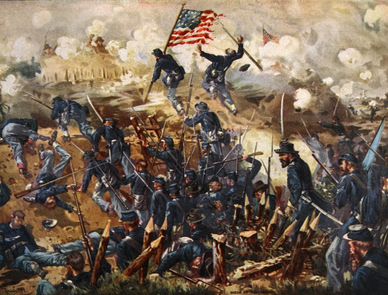 Vicksburg Kuşatması, 18 Mayıs - 4 Temmuz 1863; by Henry Alexander Ogden