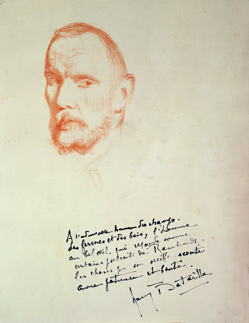 Jules Renard (1864-1910) 'Tetes et Pensees' 1901'den by Henry Bataille