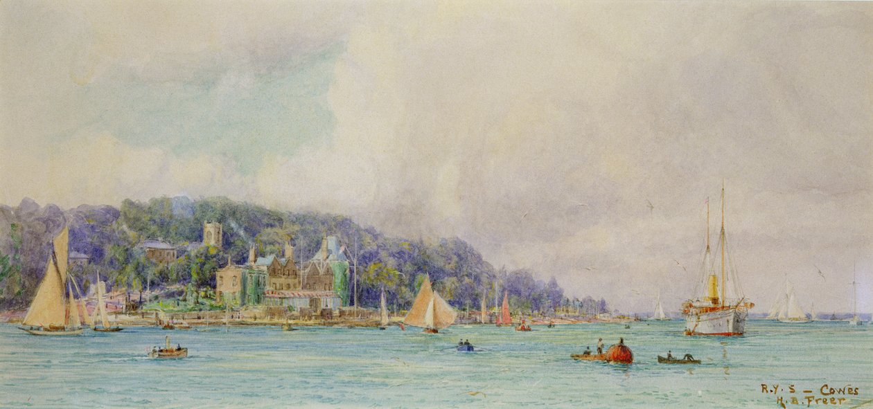 Kraliyet Yat Filosu, Cowes by Henry Branston Freer