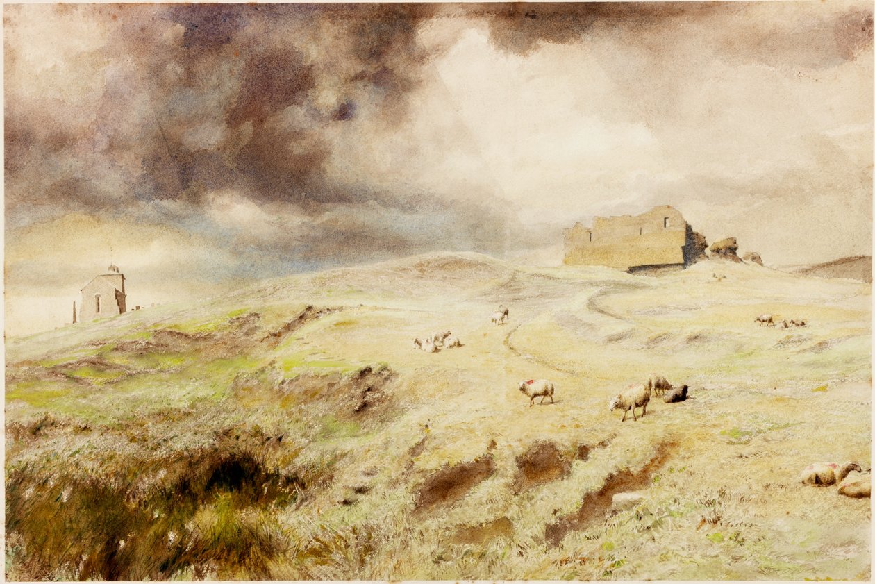 Bewcastle (bodycolour) by Henry Burdon Richardson