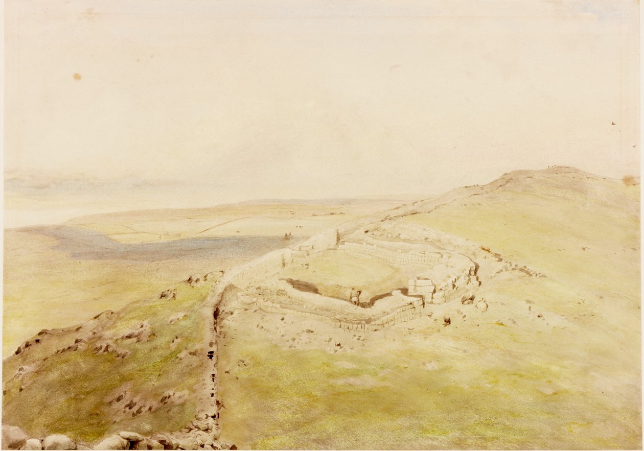 Cawfields Milecastle (gövde rengi) by Henry Burdon Richardson