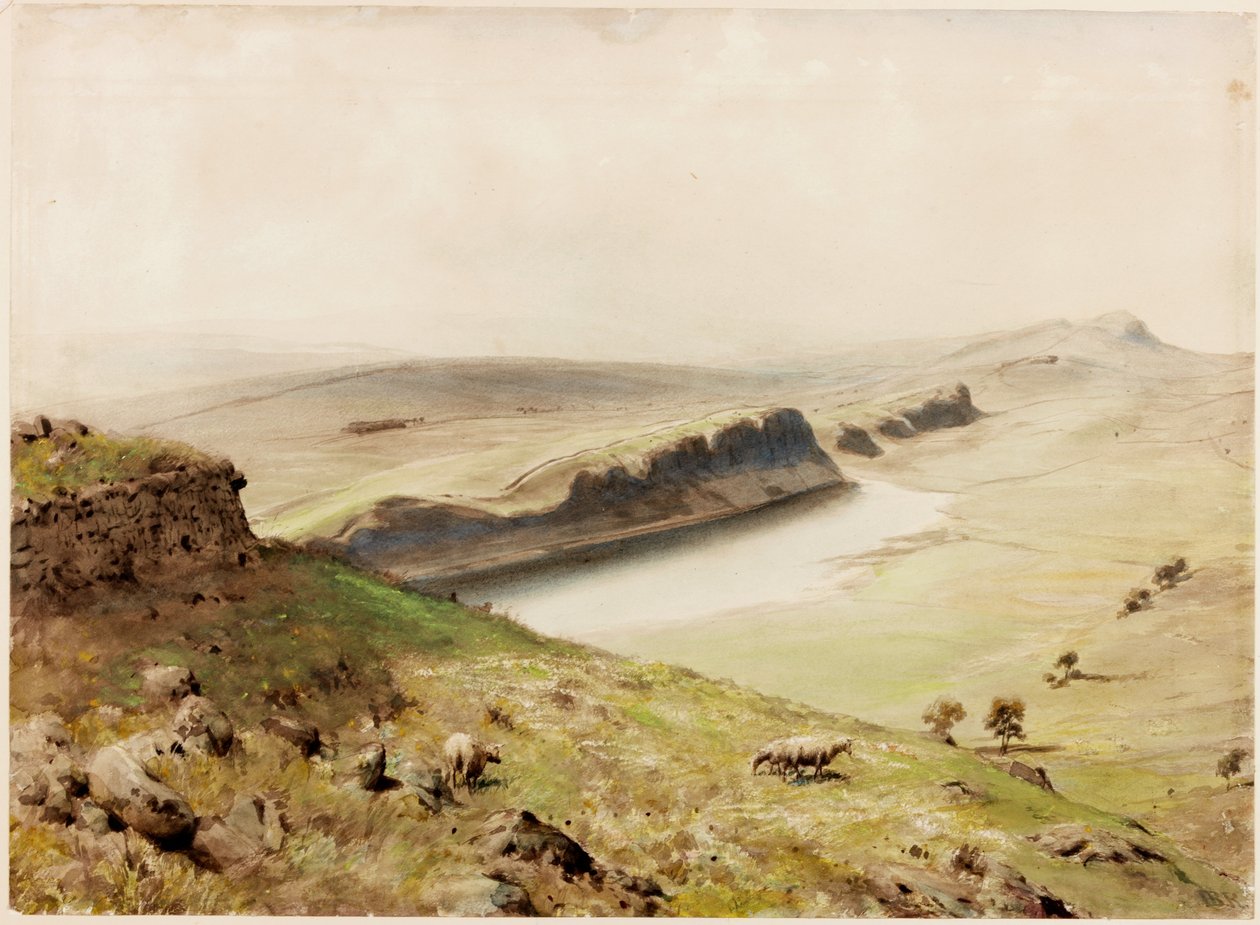 Crag Lough (gövde rengi) by Henry Burdon Richardson