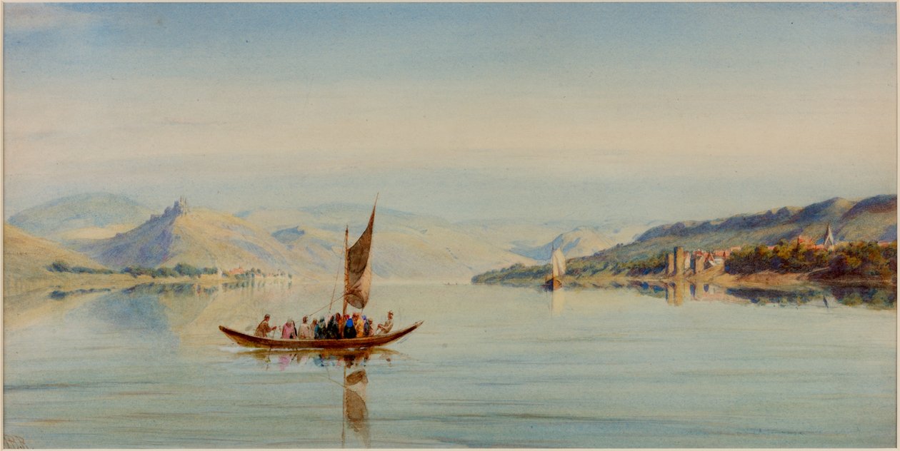 Ren Nehri üzerinde Maxburg (gövde rengi) by Henry Burdon Richardson