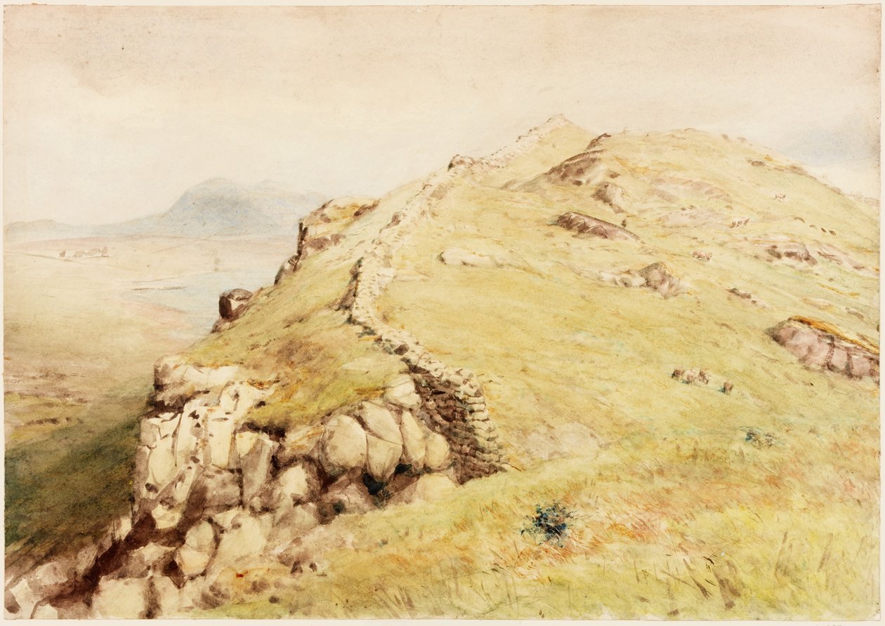 Steel-Rigg (kağıt üzerine kurşun kalem ve sulu boya (kart üzerine yapıştırılır)) by Henry Burdon Richardson