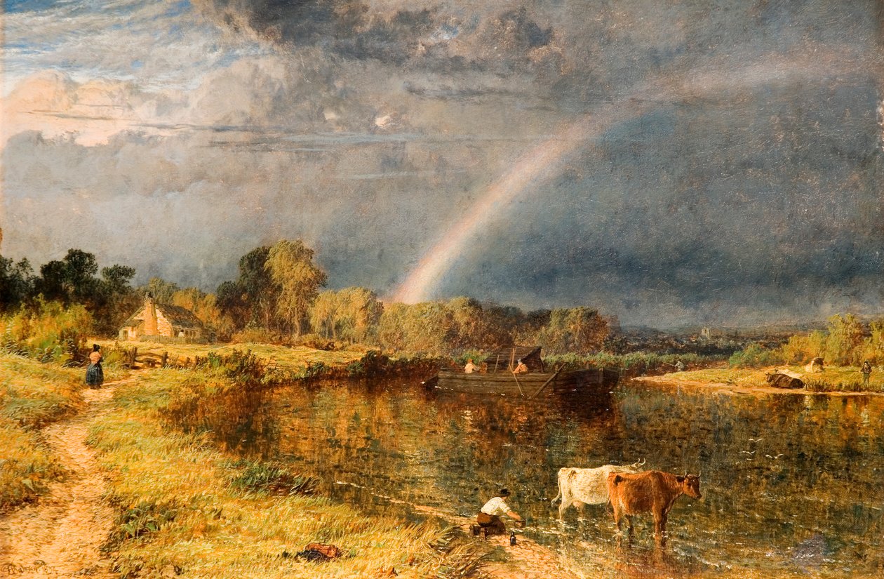 Gökkuşağı. 1854 by Henry Dawson