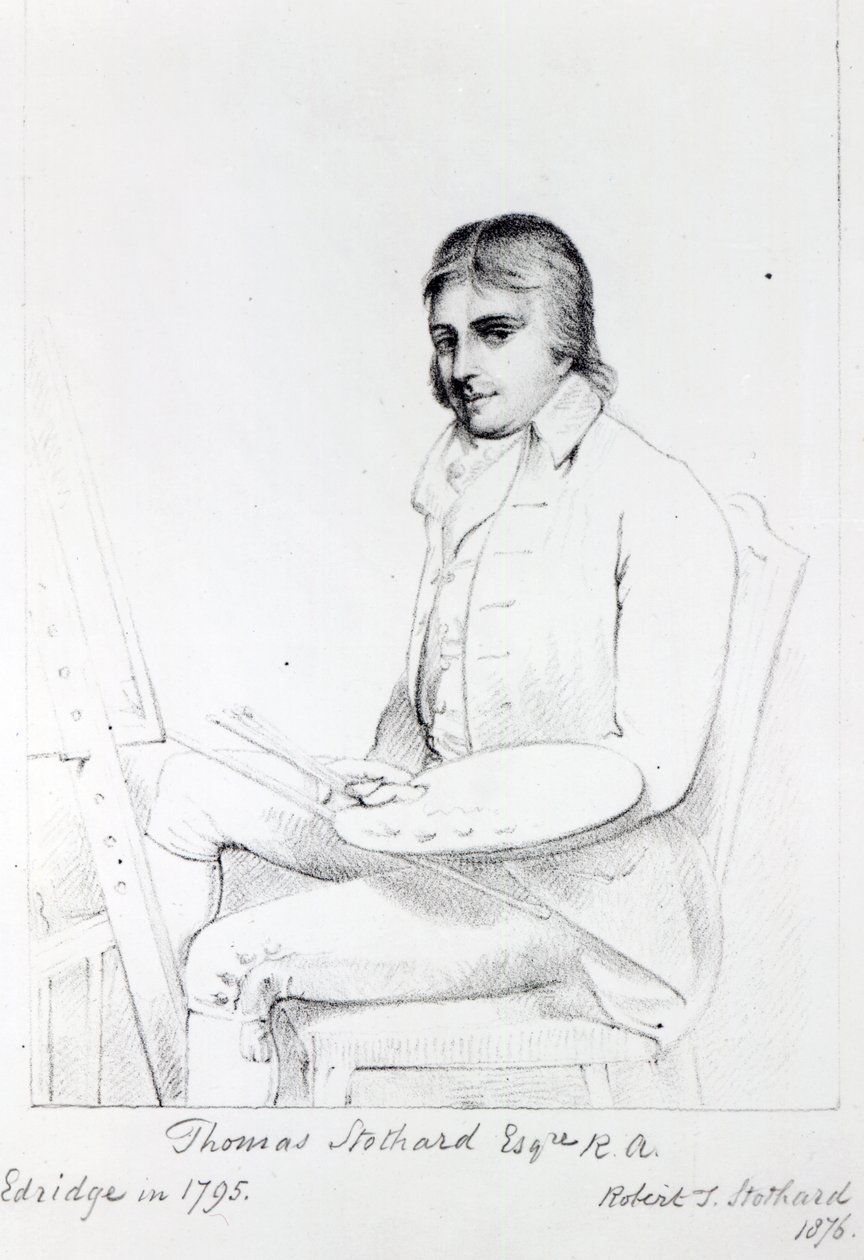 Thomas Stothard Esq. RA, Robert J. Stothard tarafından kazınmış, 1876 by Henry Edridge