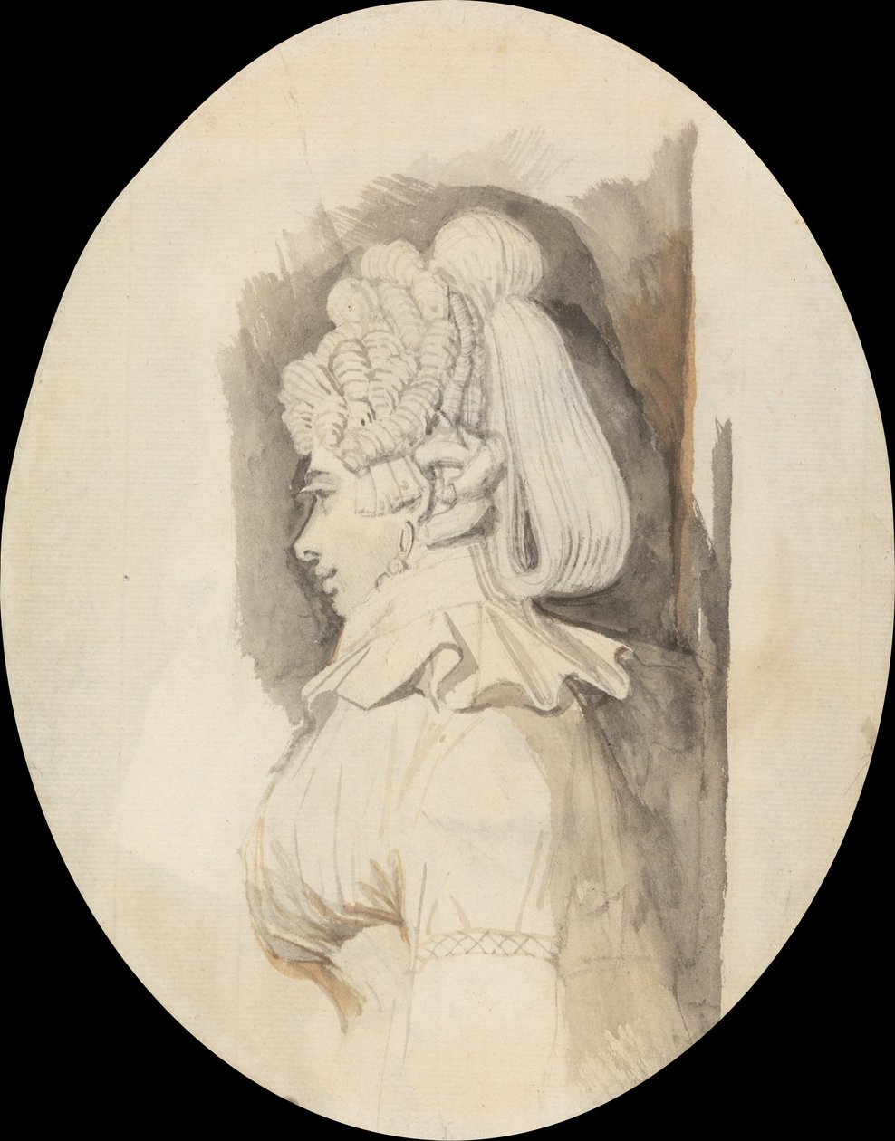 Bir Bayan Çalışması by Johann Heinrich Füssli
