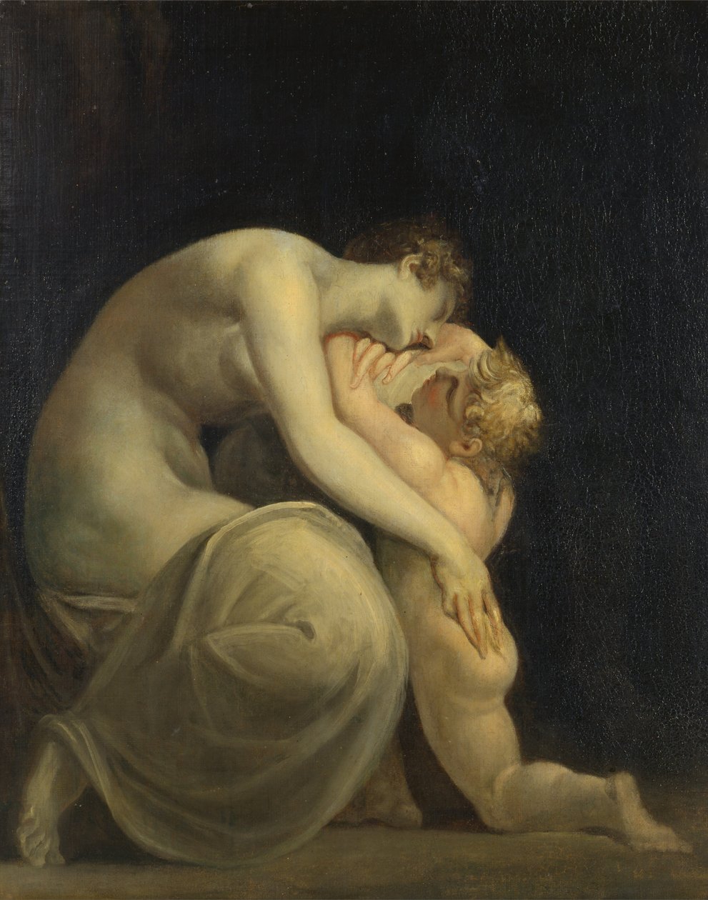 Tekemessa ve Eurysakes by Johann Heinrich Füssli