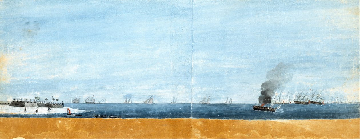 29 Haziran 1776 Sullivans Adasına Saldırıdan Sonra Sabah by Henry Gray