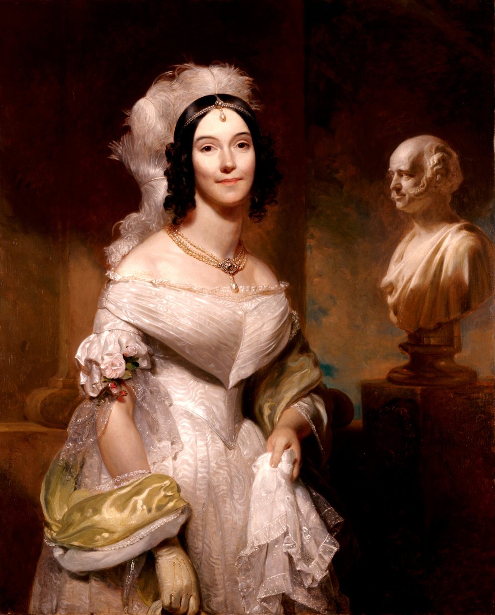 Angelica Singleton Van Buren (Bayan Abraham Van Buren) by Henry Inman