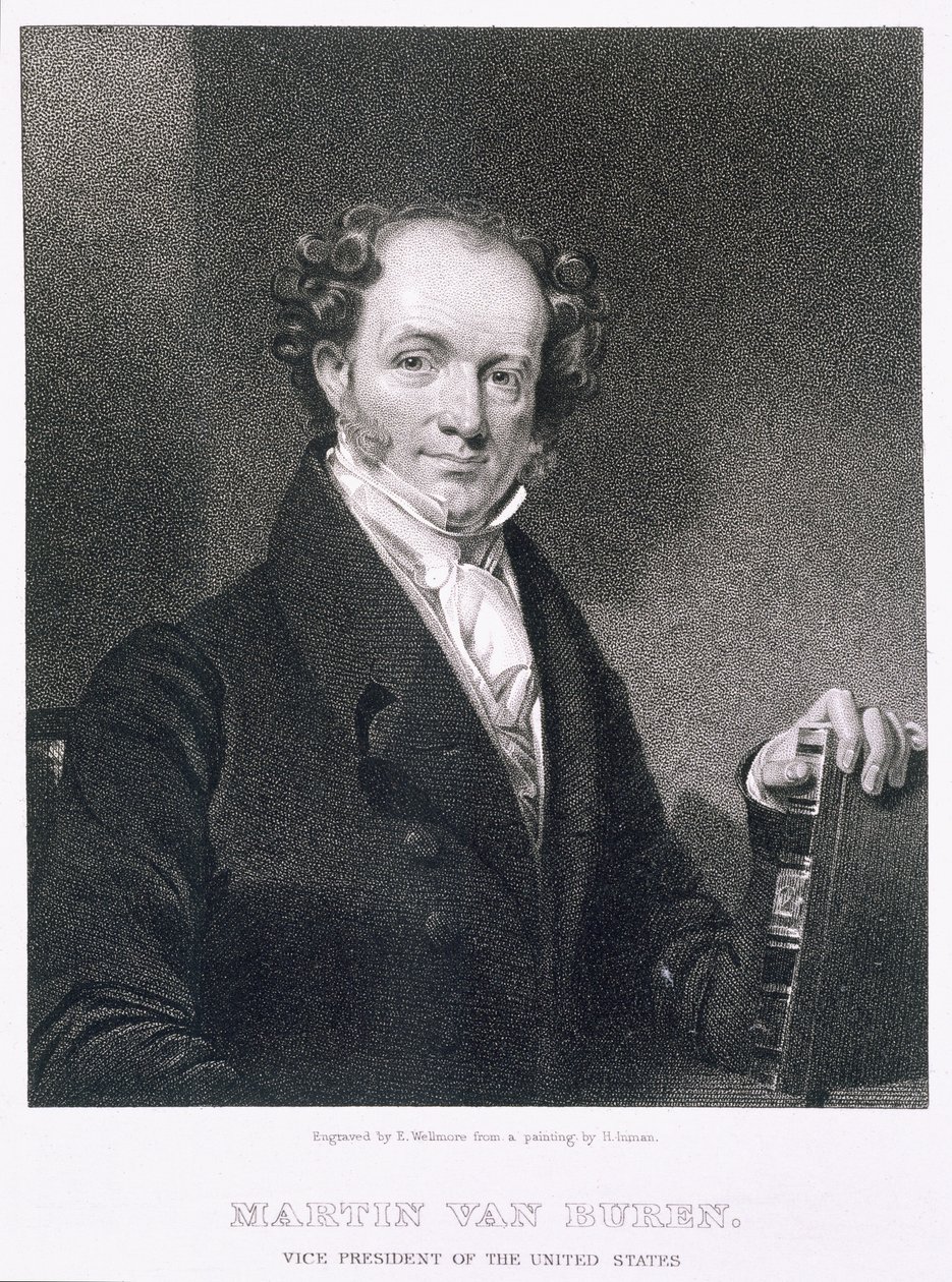 Martin Van Buren, E. Wellmore tarafından oyulmuş by Henry Inman