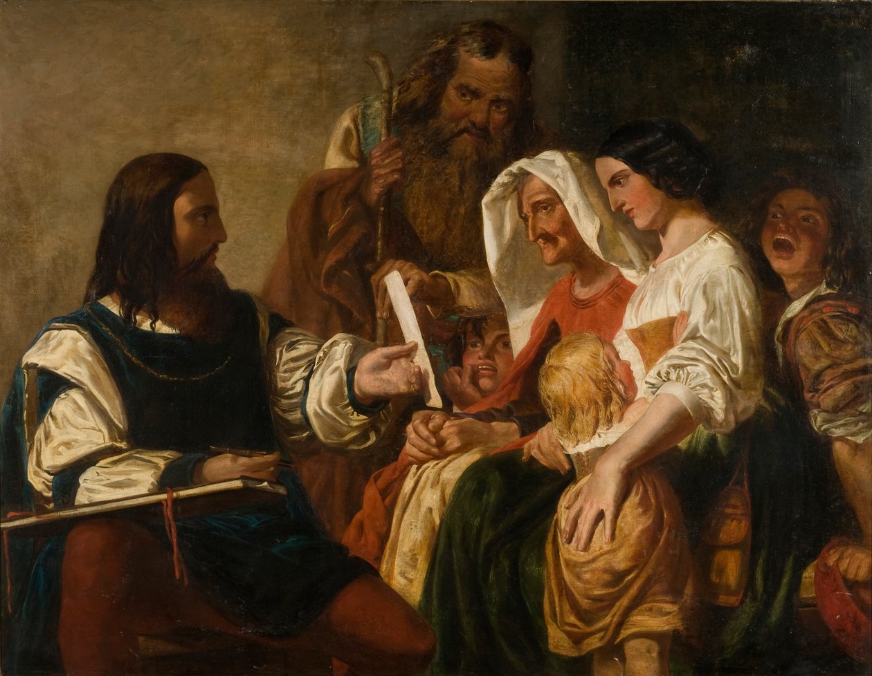 Leonardo ve Modelleri, 1846 by Henry James Townsend
