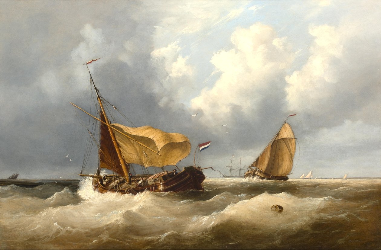denizde balıkçılar by Henry King Taylor