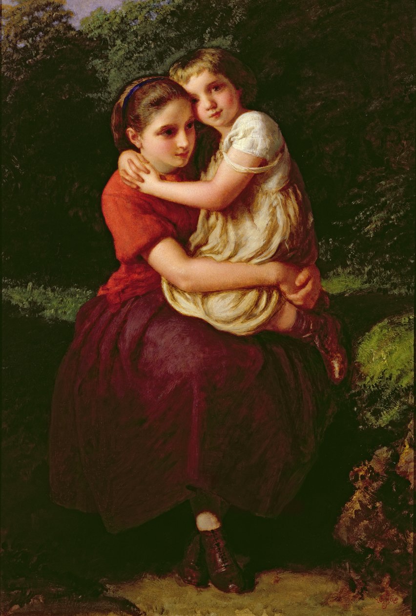 Kız kardeşler, 1868 by Henry Lejeune
