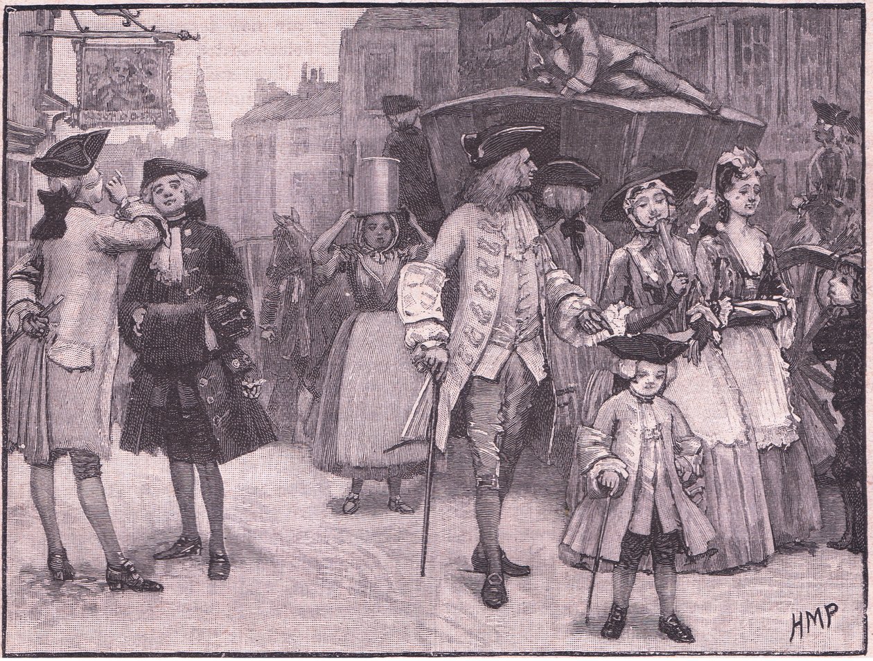 George III döneminin kostümleri by Henry Marriott Paget