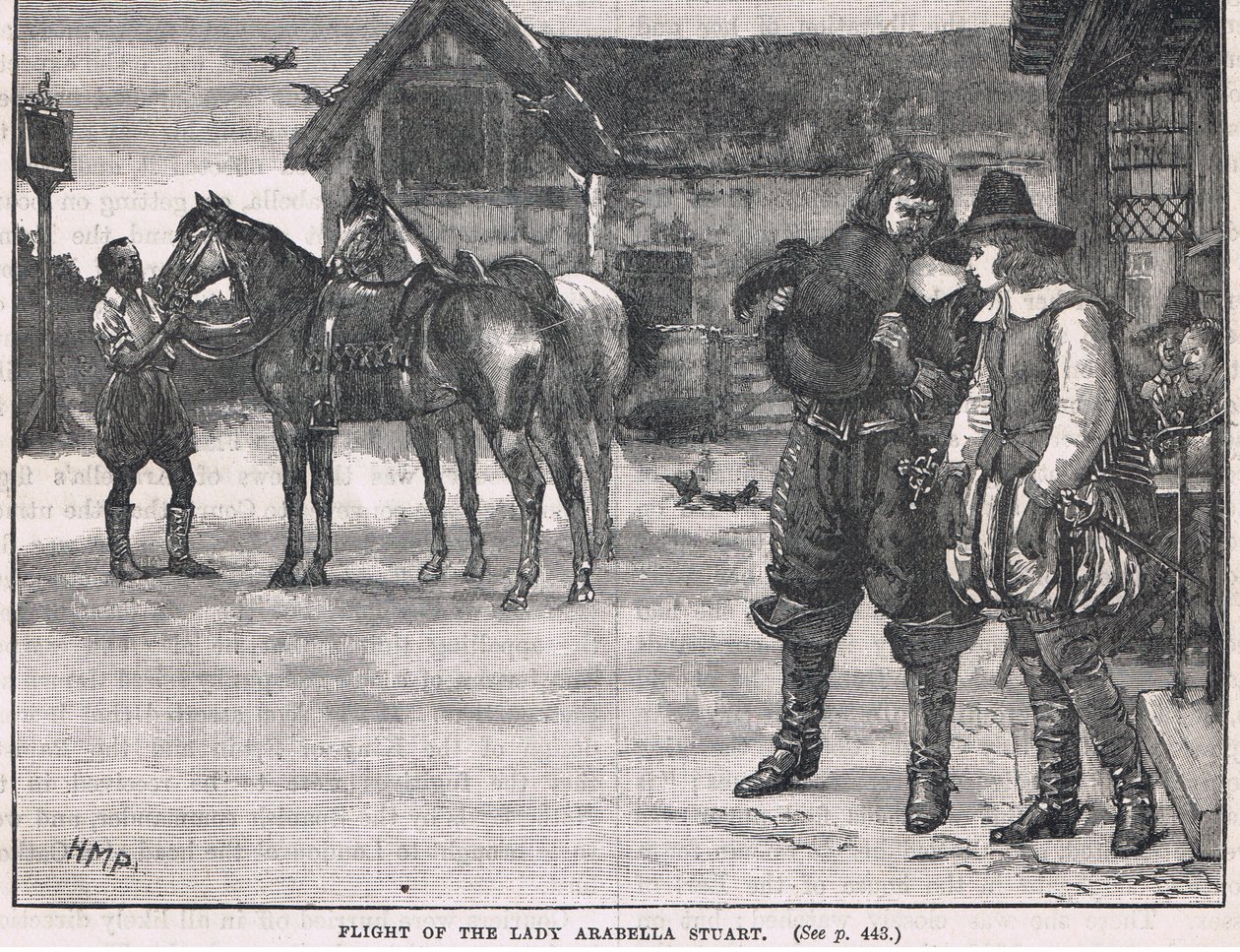 Leydi Arabella Stuart'ın Uçuşu 1615 by Henry Marriott Paget
