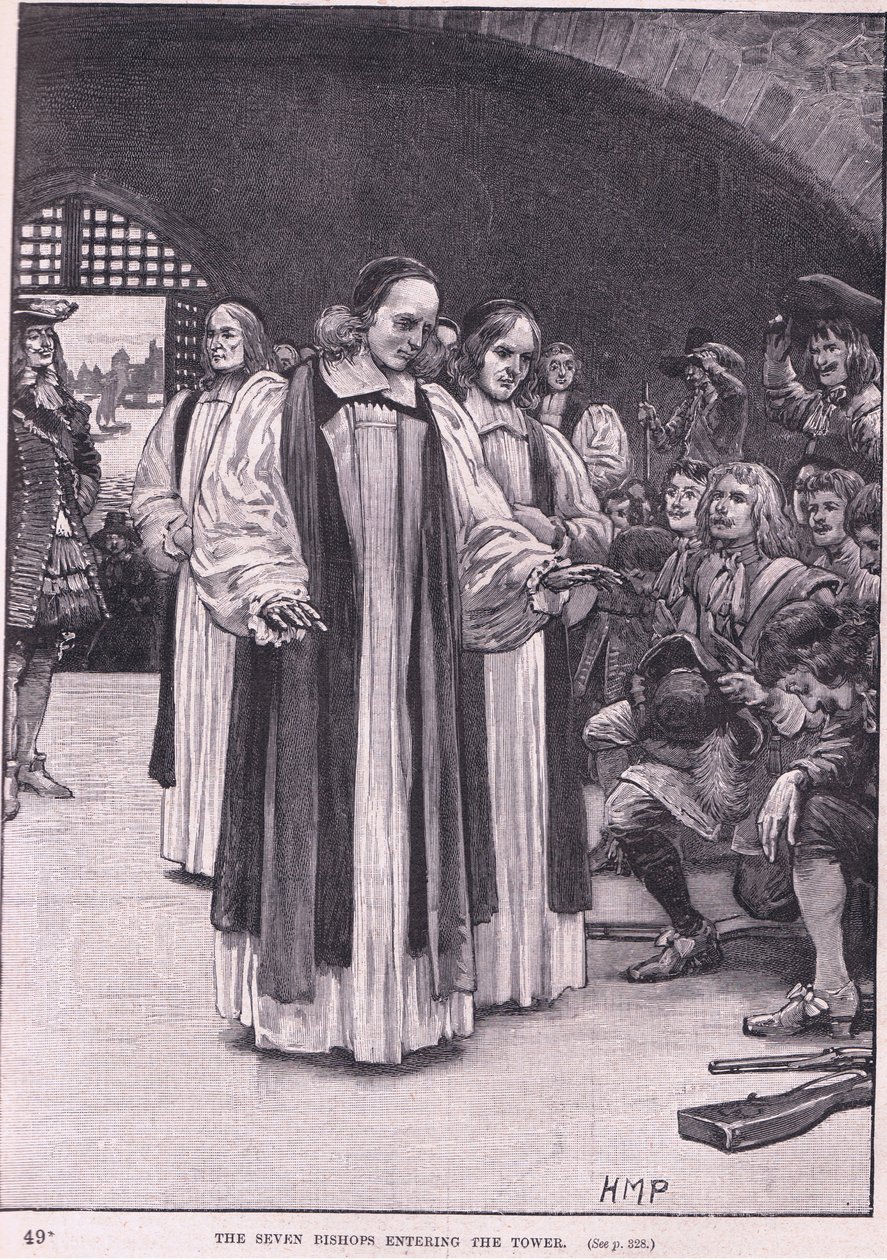 Kule AD 1688 giren yedi piskopos by Henry Marriott Paget