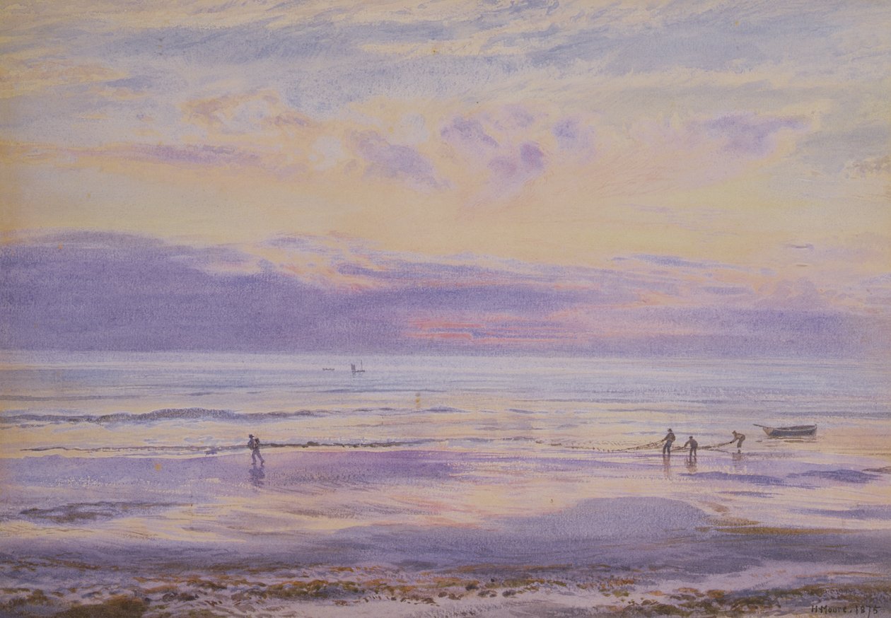 Sakin Bir Akşam - Gelgit, 1875 by Henry Moore